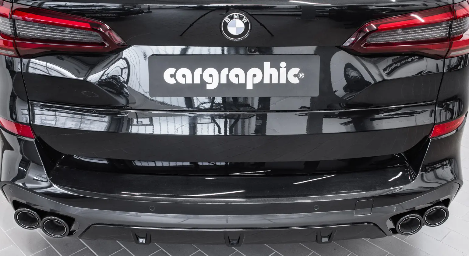 CARGRAPHIC Doppelendrohrsatz für BMW X5/X6 Bild