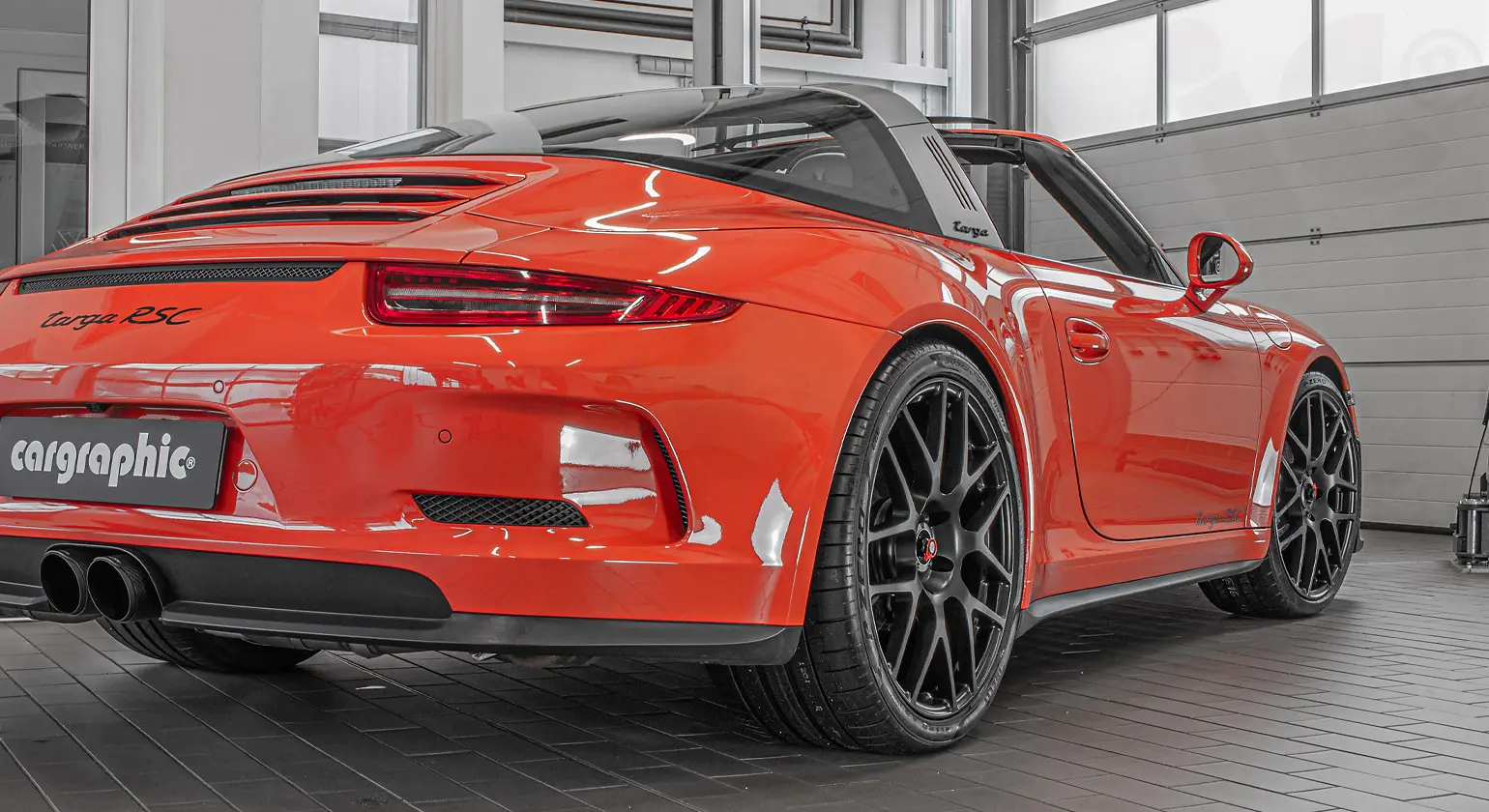 CARGRAPHIC Sportauspuff GT3 Look für Porsche 991 Details