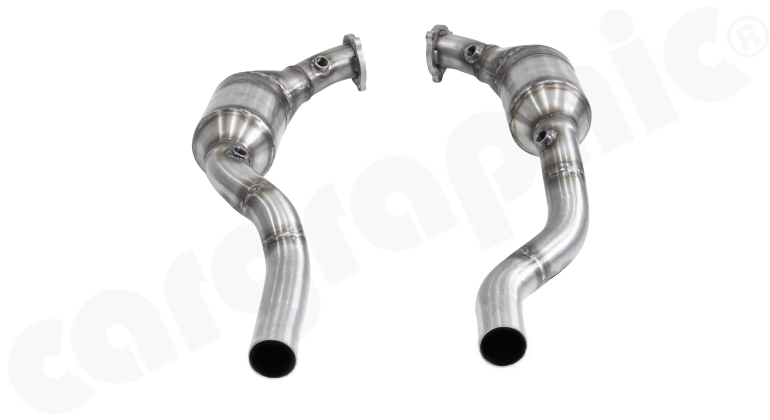 CARGRAPHIC Katalysator Ersatzrohrsatz für Porsche 997.1 Carrera 2/4 S 3,6L 3,8L 