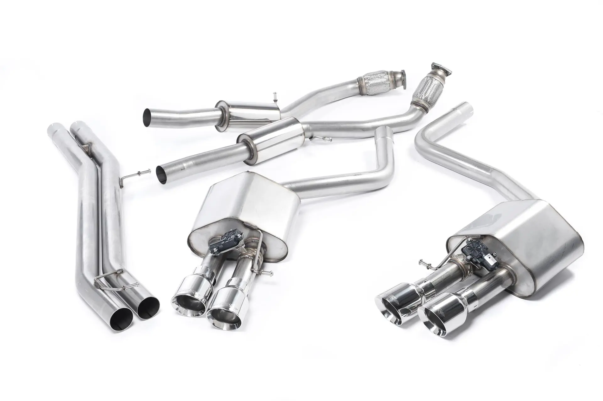 Milltek Komplettanlage (non-resonated) für Audi S8 D4 4.0TFSI