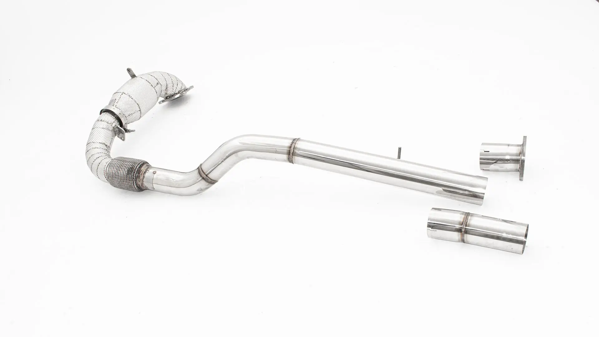 Friedrich Motorsport 76mm Downpipe mit 200 Zellen Sport-Kat. Edelstahl 