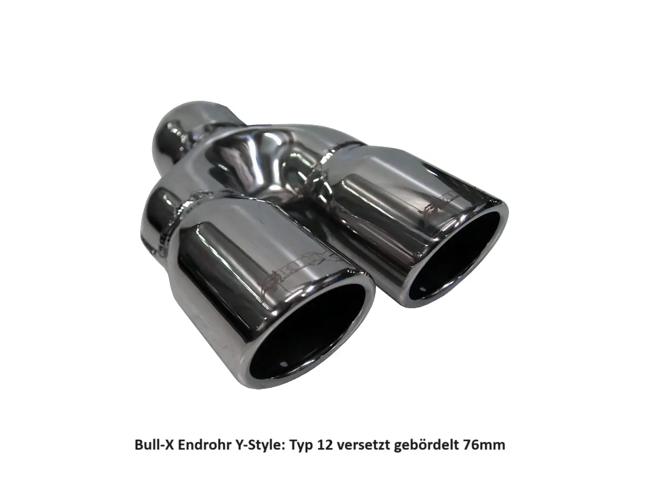 Bull-X ECE Abgasanlage 3 Zoll für Fiat Punto 1.4T-Jet Foto
