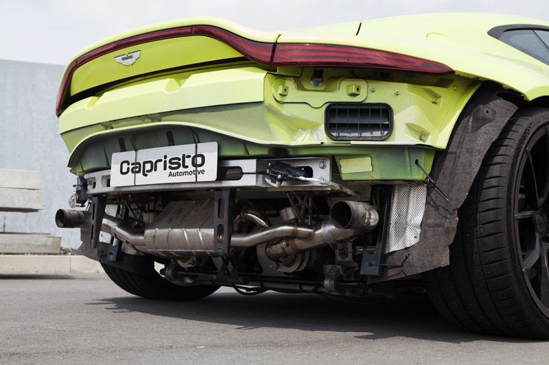Capristo Endschalldämpfer ECE für Aston Martin Vantage Foto