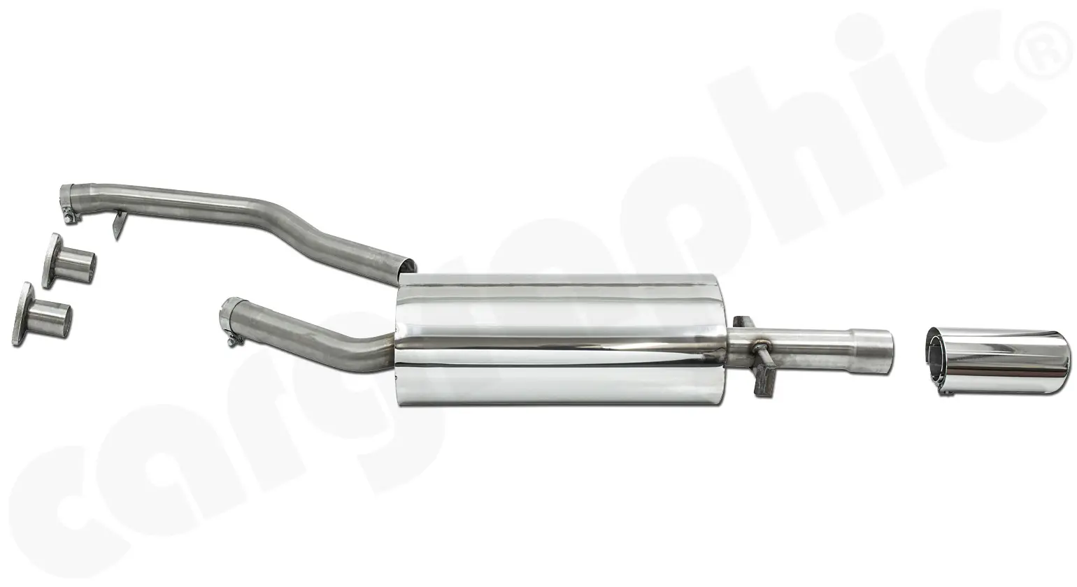 CARGRAPHIC Sport Endschalldämpfer Porsche 944 2,7L kaufen
