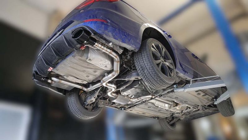 Hurricane 3,5 Zoll Abgasanlage für Seat Leon FR Anleitung