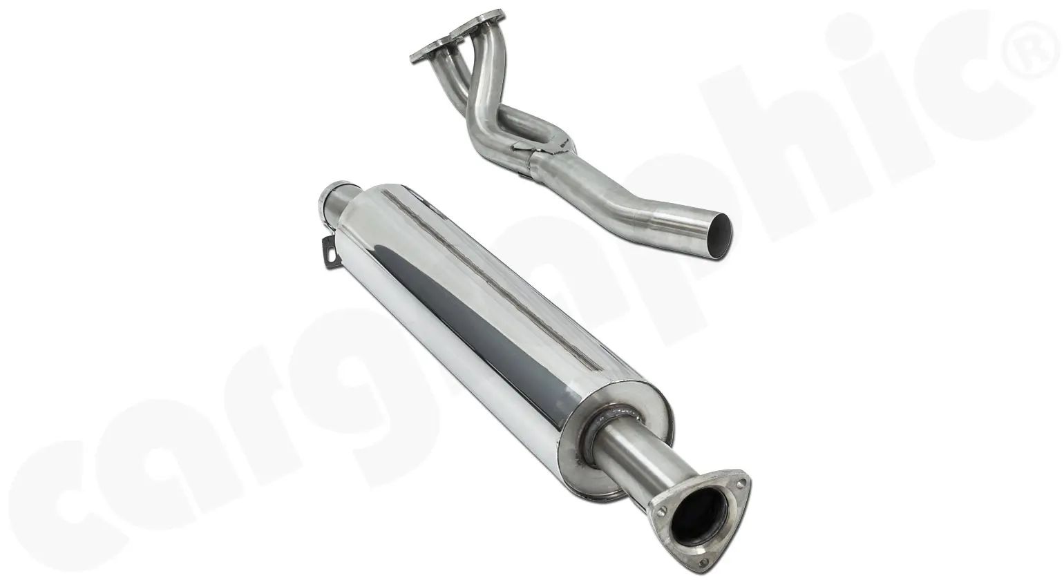 CARGRAPHIC Hosenrohr für Porsche 944 2,7L Bild