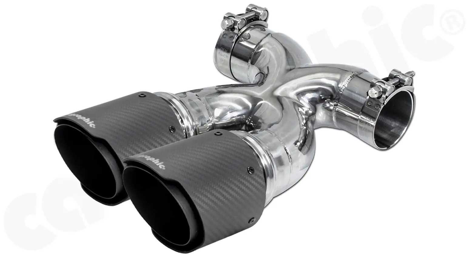 CARGRAPHIC Sport Endrohr X für Porsche 981 