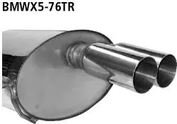 Bastuck Sportauspuff BMW X5 E53 2x76mm gerade Foto