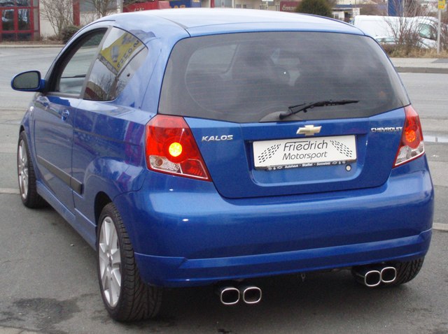 Sportendschalldämpfer Chevrolet Kalos Top Qualität