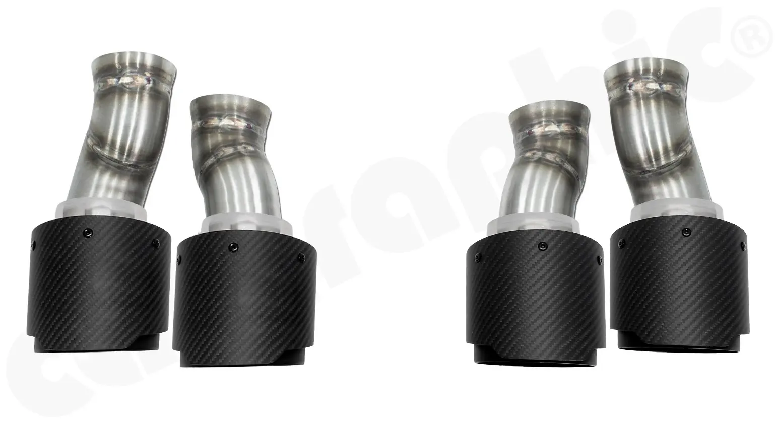 CARGRAPHIC Doppelendrohrsatz für Porsche Panamera 970.2 Foto