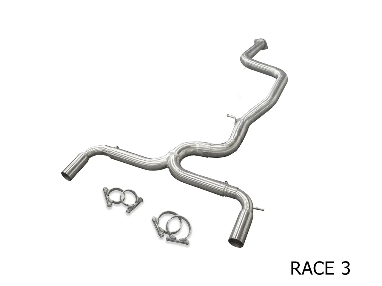 Bull-X Abgasanlage 3in Y-Style für Ford Focus RS/ST Bild
