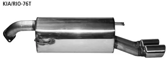 Bastuck Sportauspuff Kia Rio III UB 2x76mm kaufen