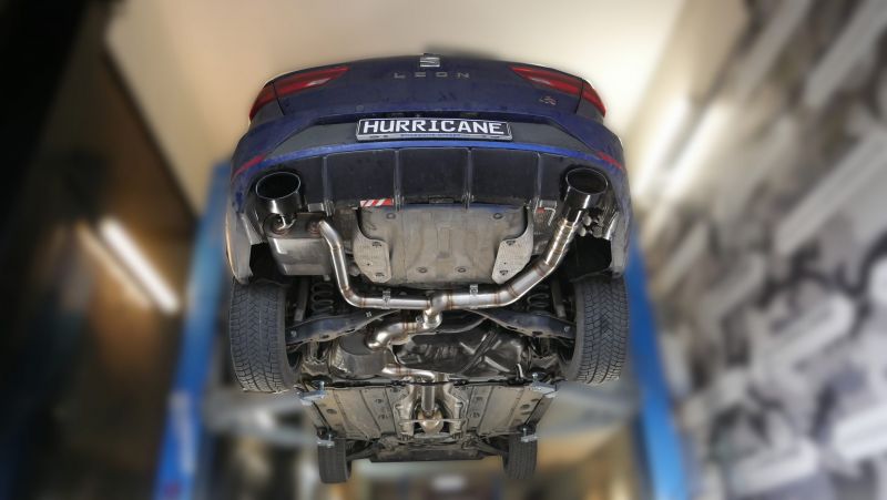 Hurricane 3,5 Zoll Abgasanlage für Seat Leon FR Anleitung