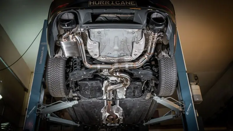 Hurricane 3,5 Zoll Abgasanlage für Cupra Leon ST 310 Details