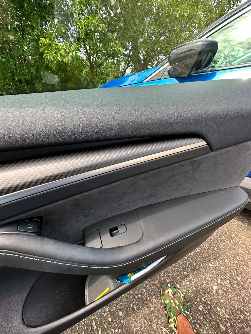 Carbon Türverkleidung für Tesla Model 3 & Y Bild