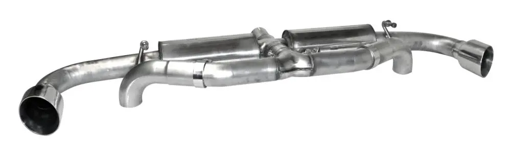 Bastuck Sportauspuff für Alfa Romeo 4C mit Klappensteuerung 2x 1x100mm, 30° schräg geschnitten Race-Look