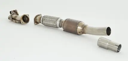 Friedrich Motorsport 70mm Downpipe mit Sport-Kat. Edelstahl 