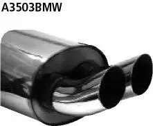 Bastuck Sportauspuff für BMW 318i Typ E36 (Touring) 2x76mm, DTM-Style