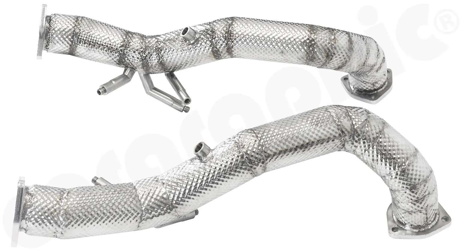 CARGRAPHIC OPF Ersatzrohre für Porsche 718 4,0L Bild