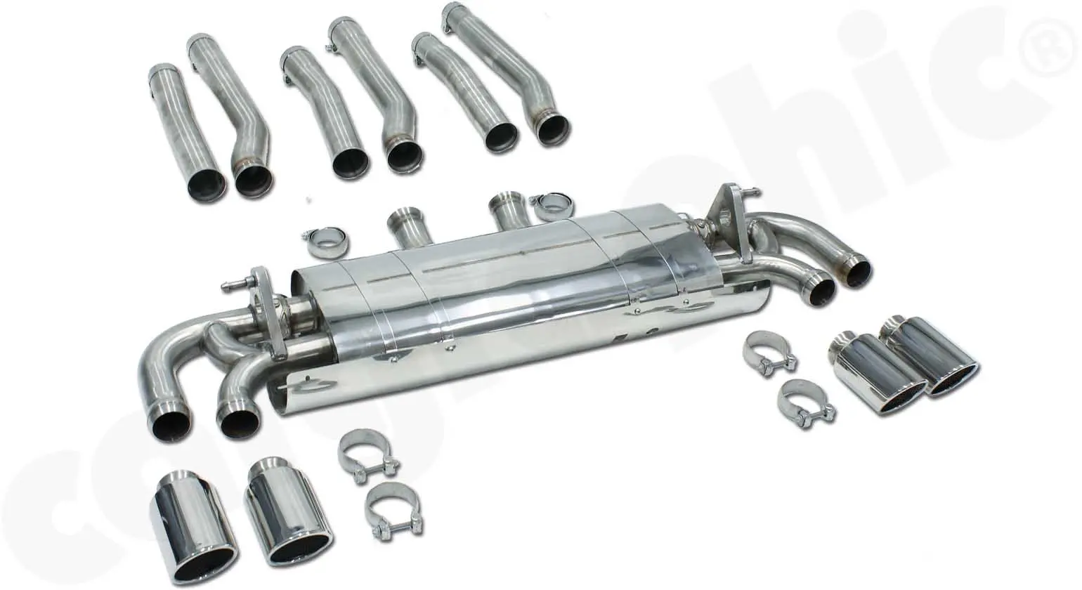 CARGRAPHIC Sportauspuff für Porsche Cayenne 958 