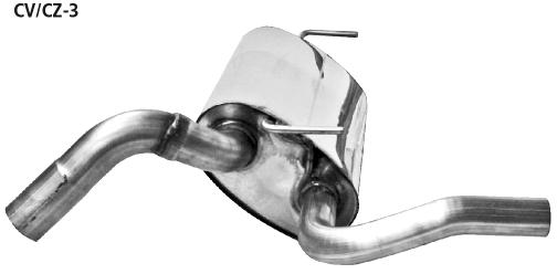Bastuck Sportauspuff für Chevrolet Cruze 1x90mm kaufen