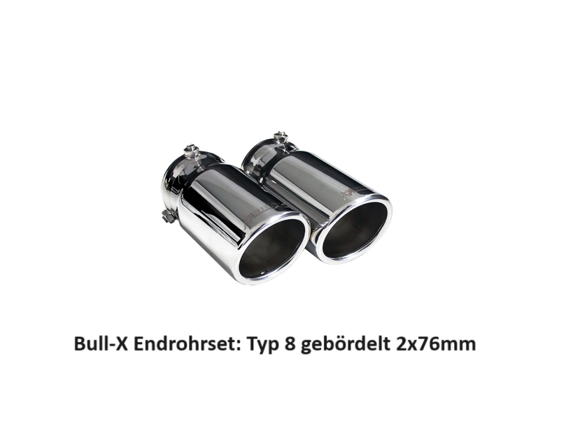 Bull-X ECE Endschalldämpfer 3 Zoll für Golf 5/6 günstig