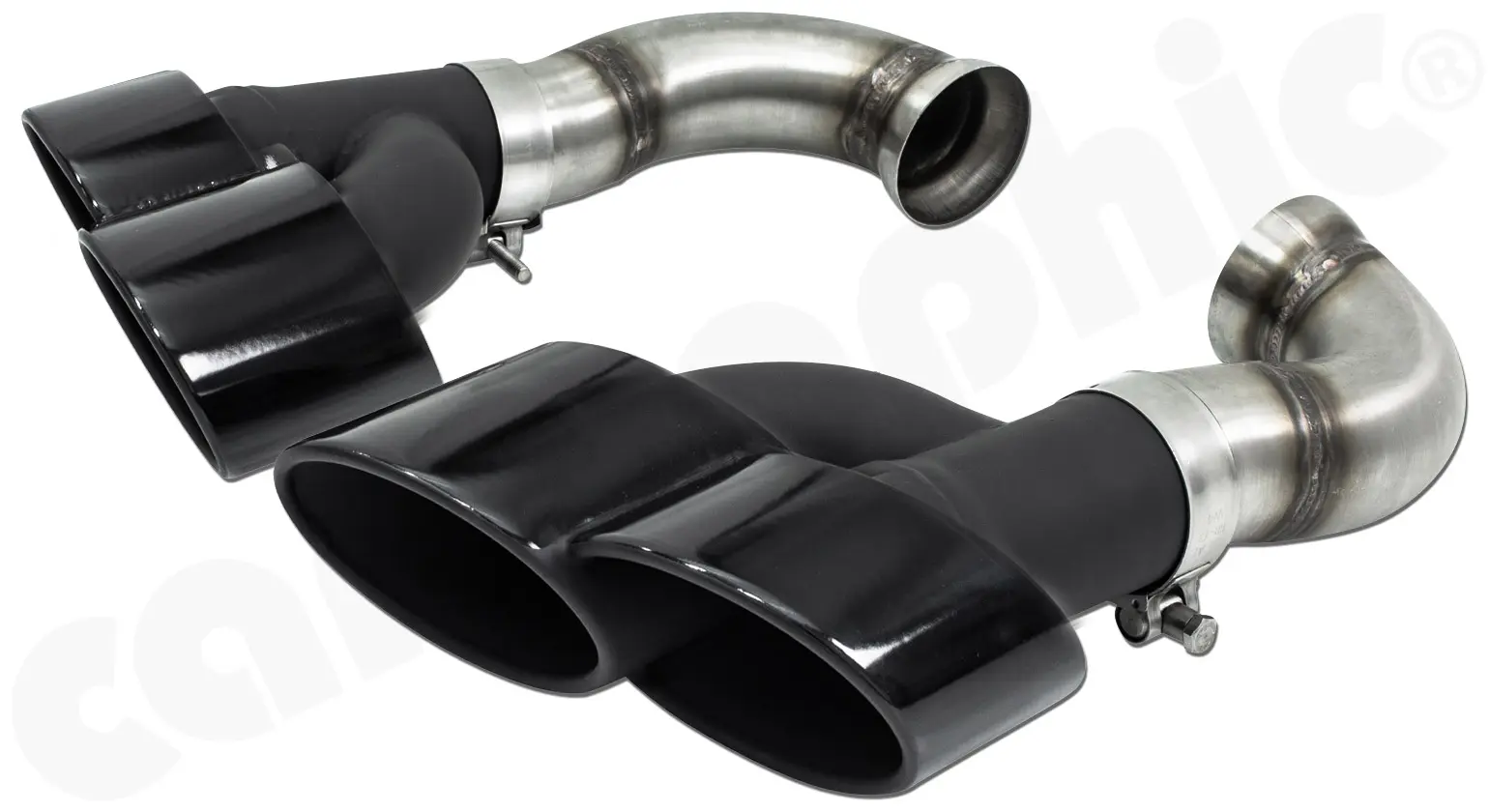 CARGRAPHIC Sport Endrohrsatz für Porsche Cayenne Bild