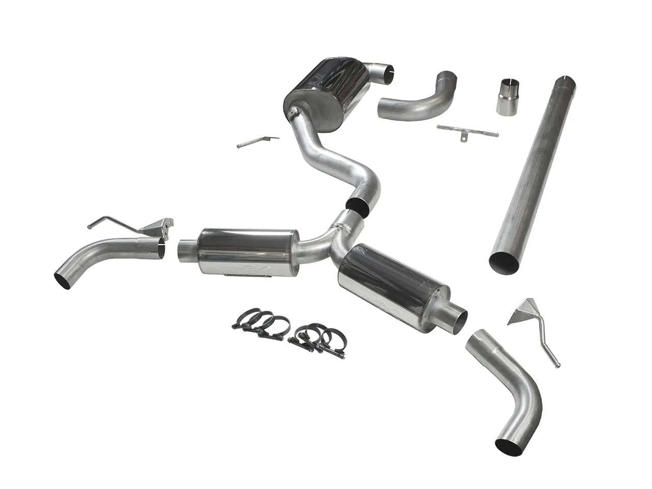 Bull-X ECE Abgasanlage 3 Zoll MQB 1.8-2.0 TSI