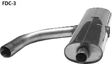 Bastuck Sportauspuff Ford Cougar BCV 2x76mm 