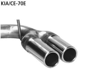 Bastuck Sportauspuff Kia Cee'd (06-12) 2x70mm kaufen