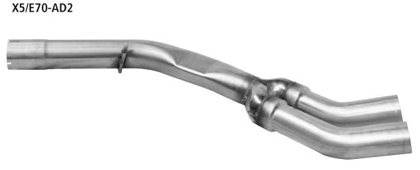 Bastuck Sportauspuff BMW X5 E70 2x76mm seitlichBild