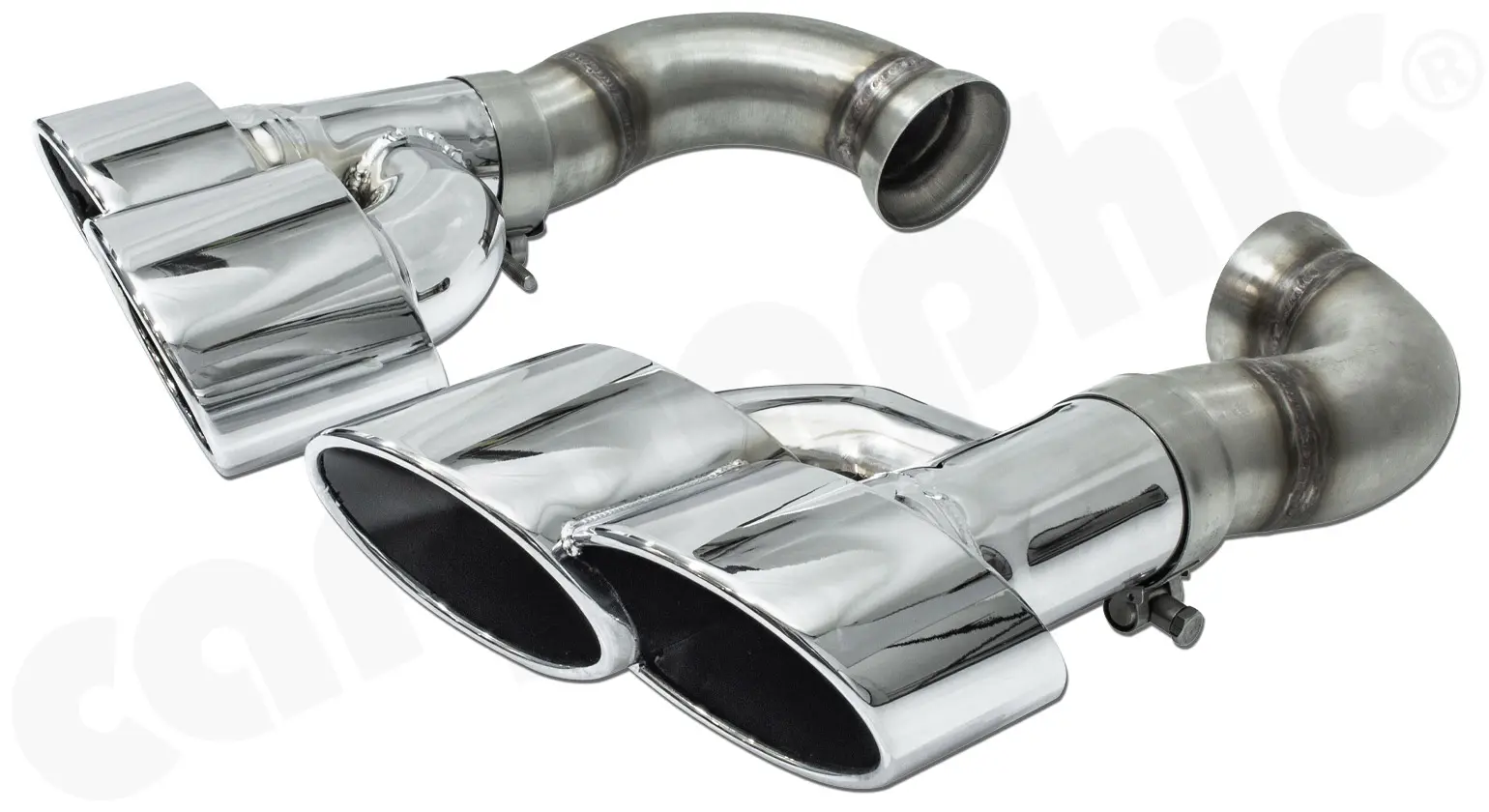 CARGRAPHIC Sport Endrohrsatz für Porsche Cayenne Bild