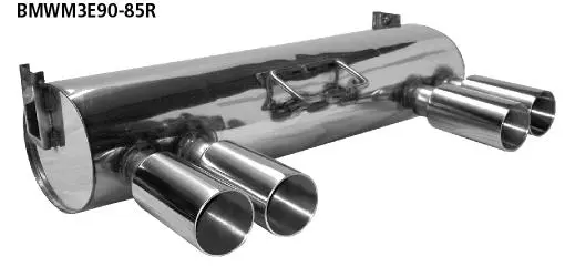 Bastuck Sportauspuff für BMW M3 Typ E90 (Limousine) 2x 2x85mm, gerade Race-Look
