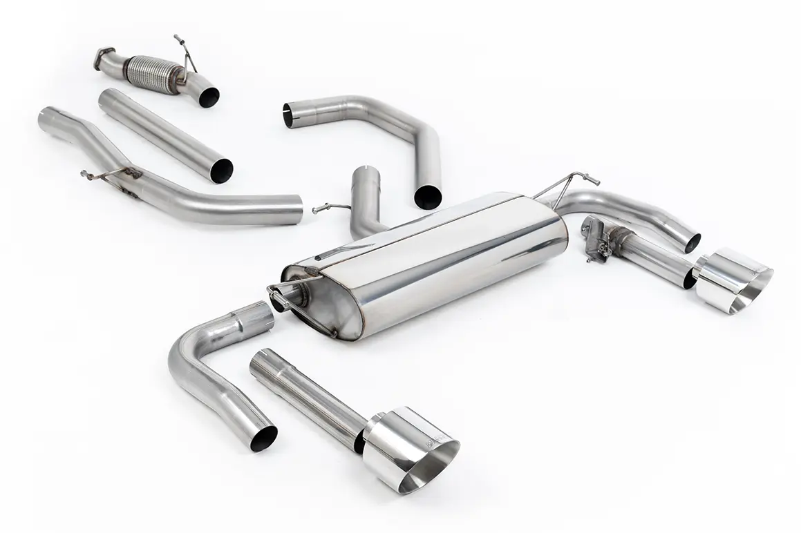 Milltek Komplettanlage 139mm Endrohre für Hyundai Kona N ohne OPF