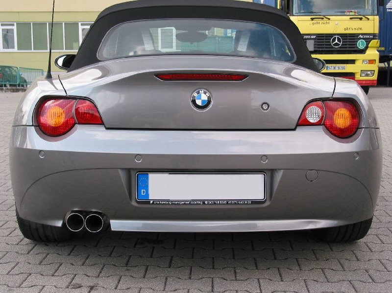 Eisenmann Endschalldämpfer für BMW Z4 E85 E86 2.5 3.0 EG-Gutachten