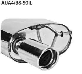 Bastuck Sportauspuff für Audi A4 Typ 8K2/B8 (Limousine) 1x90mm, gerade