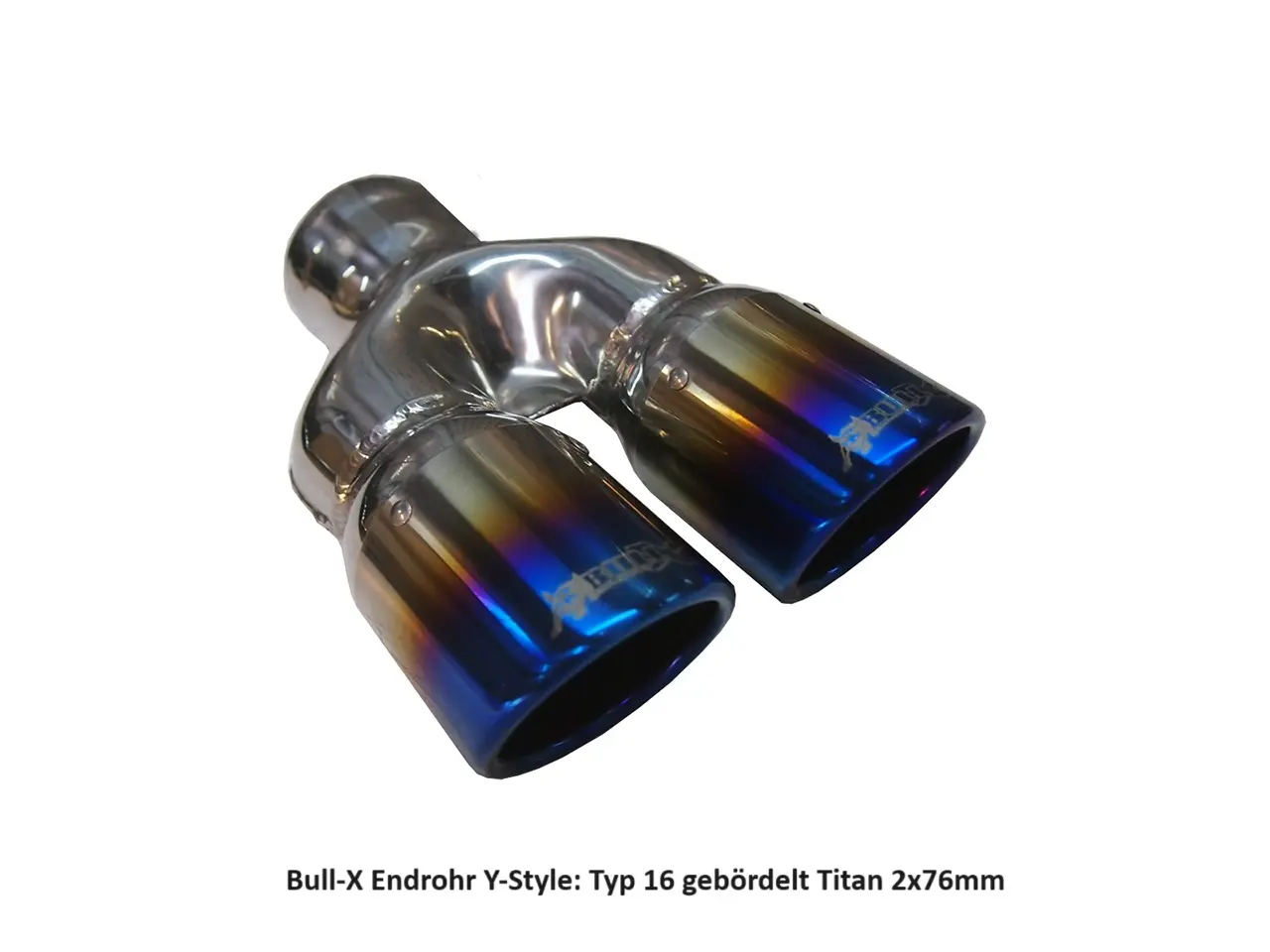 Bull-X ECE Abgasanlage 3 Zoll für Fiat Punto 1.4T-Jet Bild