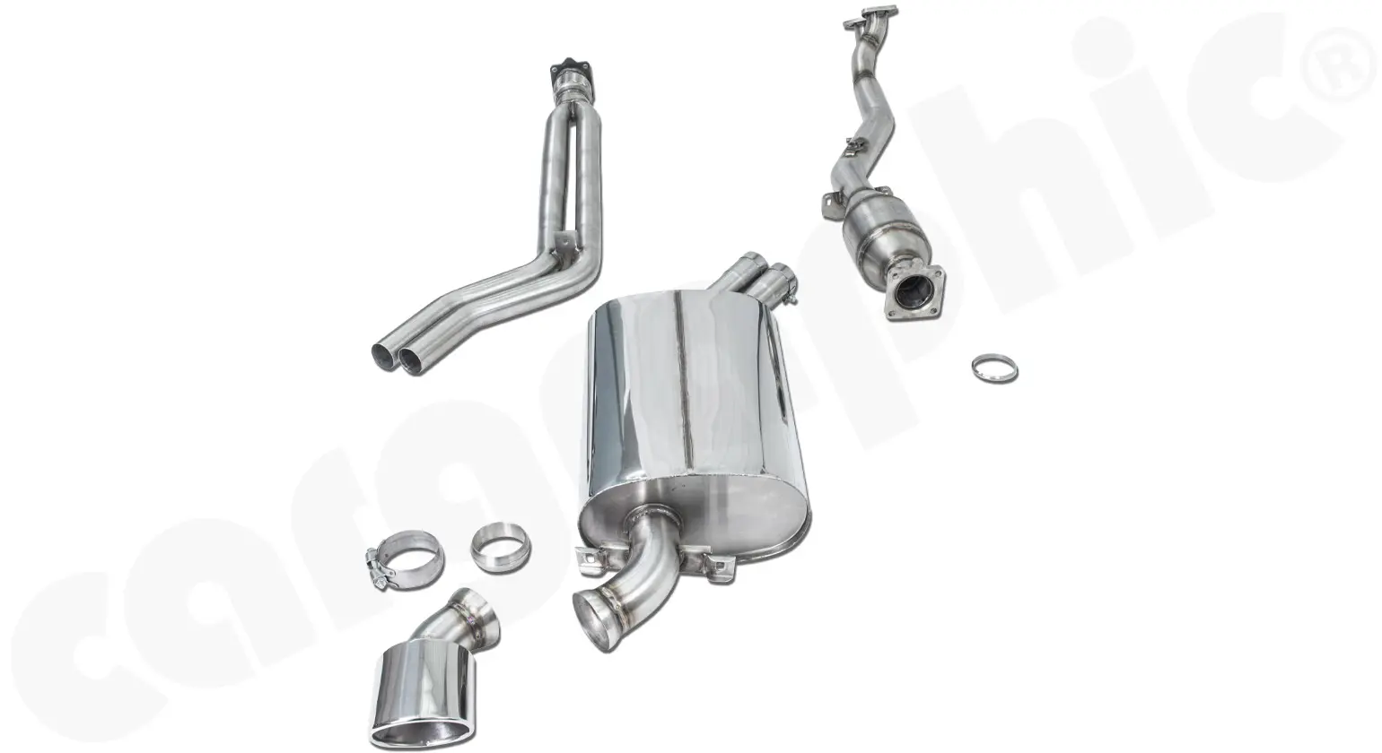 CARGRAPHIC N-GT Abgasanlage für Porsche 968 Bild