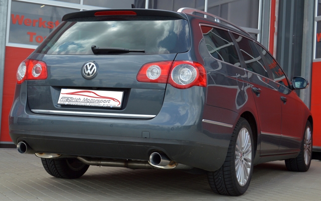 Friedrich Motorsport Duplex Endschalldämpfer VW Passat 