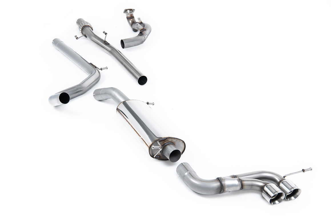 Milltek Komplettanlage (non-resonated) ab Turbo für Seat Ibiza Cupra 1.4TSI