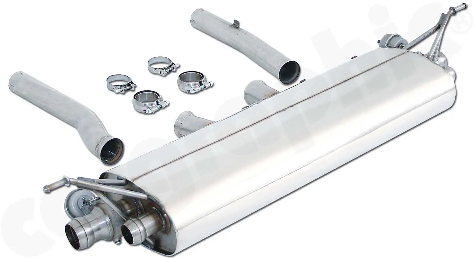 CARGRAPHIC Sportauspuff für Porsche Cayenne 957 