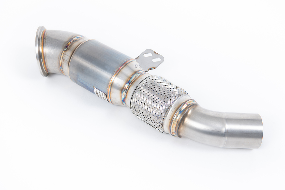 Milltek Downpipe 90mm mit 100Zellen Kat für BMW B58 M140i M240i