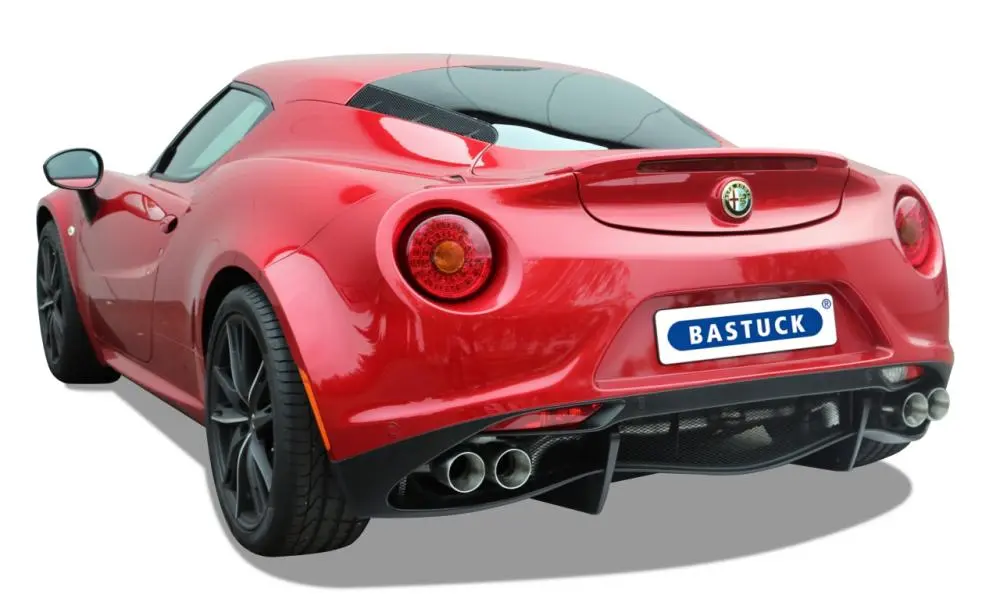 Bastuck Sportauspuff Alfa 4C Race-Look 2x85mm