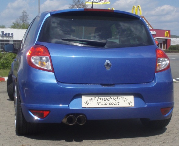 Sportendschalldämpfer Renault Clio III GT Top-Qualität
