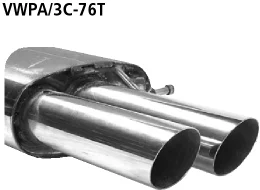 Bastuck Sportauspuff VW Passat 3C/B6 2x76mm kaufen