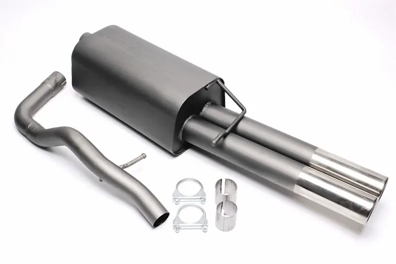 TA Technix Sportendschalldämpfer 2x76mm passend für VW Bora, Bora Variant 1J