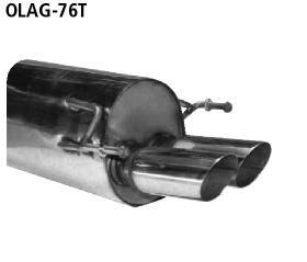 Bastuck Sportauspuff Opel Astra G CC 2x76mm kaufen
