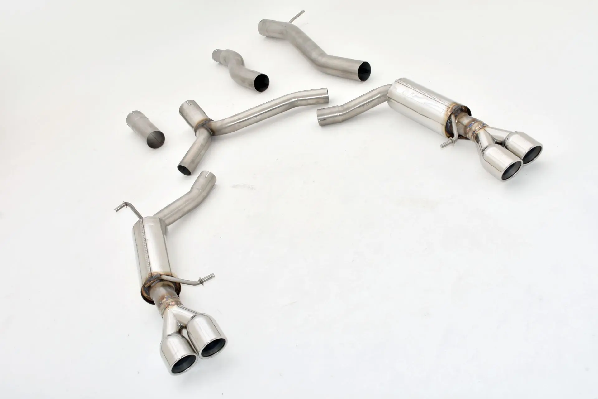 Friedrich Motorsport 76mm Duplex-Anlage Audi A5 B8 Sportback Frontantrieb und Quattro