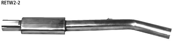 Bastuck Mittelschalldämpfer Renault Twingo CNO kaufen