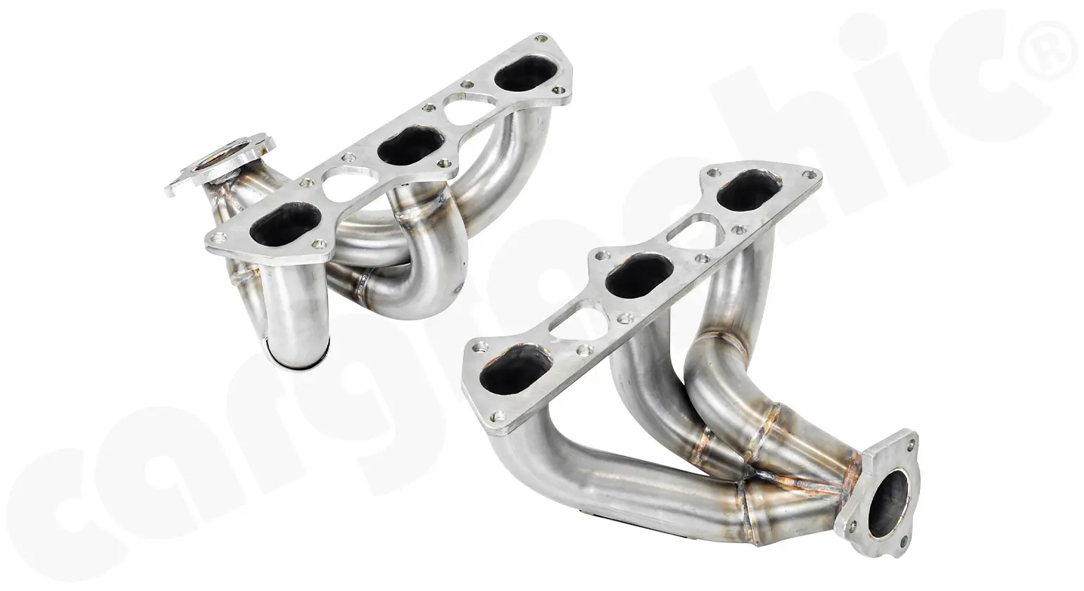 CARGRAPHIC Fächerkrümmer für Porsche 996 997 Turbo Foto